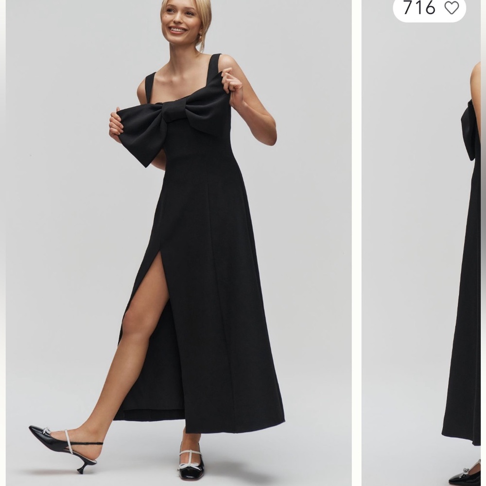 Anthropologie The Wolf Gang Cinta Bow
Midi Dress. MSRP $300